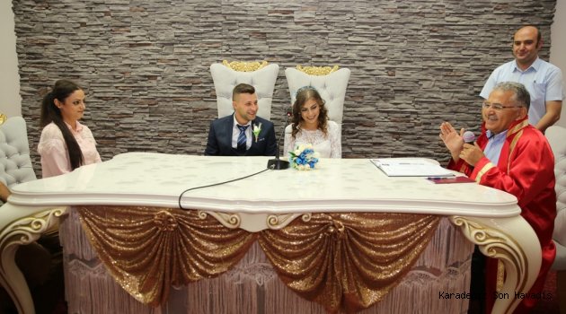 ”2018 yılında 3.665 çift Melikgazi’de “EVET” dedi”