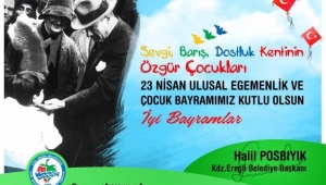 Başkan Posbıyık' tan 23 Nisan Mesajı