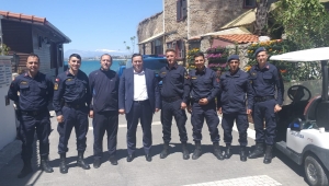 Başkan Yanmaz Side Jandarma Komutanlığını Ziyaret Etti