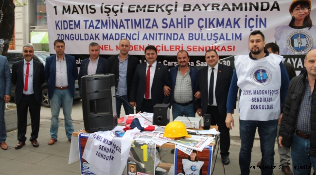 GMİS GAZİPAŞADA 1 MAYIS'A DAVET STANDI AÇTI