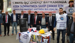 GMİS GAZİPAŞADA 1 MAYIS'A DAVET STANDI AÇTI