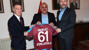 Trabzonspor Yönetiminden Başkan Zorluoğlu'na Ziyaret