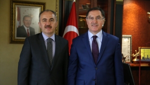 Başdenetçi Malkoç, Başkan Metin'i ziyaret etti.