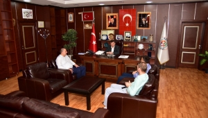 “Başkan Sarı’ya, Sosyal Güvenlik Haftası Dolayısıyla Ziyaret’’