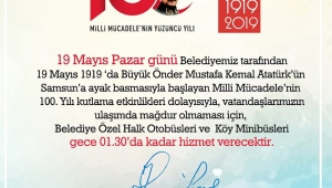 Pazar Günü Gece 01.30’a Kadar Otobüsler Çalışacak