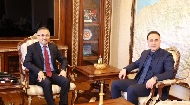 Trabzon Cumhuriyet Başsavcısından, Vali Çeber’e Ziyaret