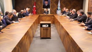 Vali Çeber, Muhtarlarla Bir Araya Geldi