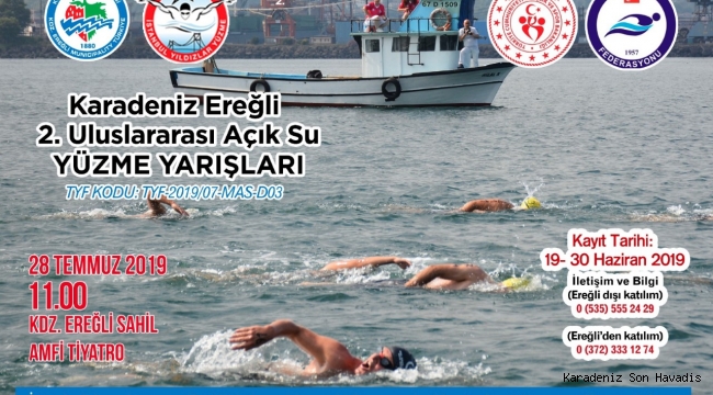 Açık Su Yüzme Yarışı Kayıtları Başladı