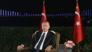 Cumhurbaşkanı Erdoğan, sosyal medya ve televizyon ortak yayınına katıldı