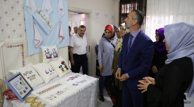 El nakışı sergisi Tophane'de açıldı…