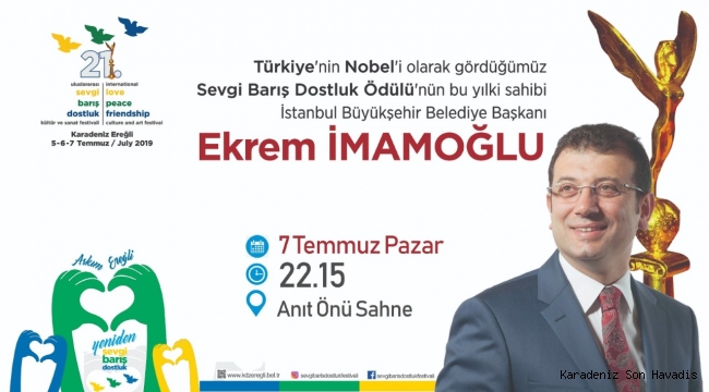 Ereğli'nin ödülü, İmamoğlu'na gidiyor