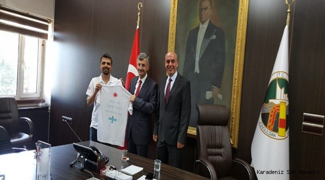 Grizu-263 Uzay Takımı Vali Bektaş’a Teşekkür Ziyaretinde Bulundu