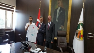 Grizu-263 Uzay Takımı Vali Bektaş’a Teşekkür Ziyaretinde Bulundu