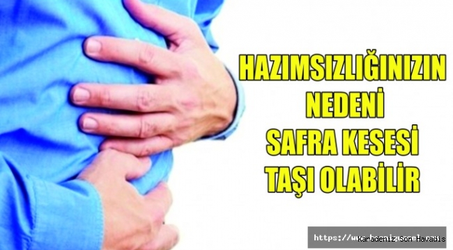 HAZIMSIZLIĞINIZIN NEDENİ SAFRA KESESİ TAŞI OLABİLİR