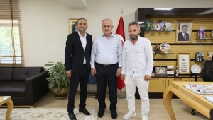 Kansızoğlu Başkan Aygün'ü ziyaret etti