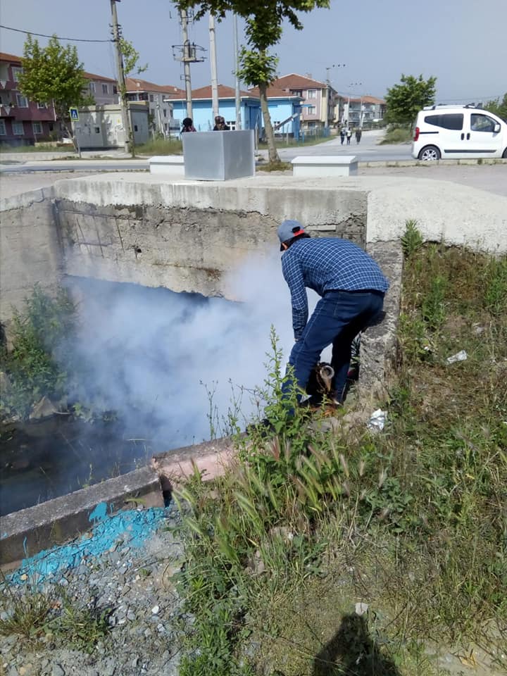 “Karasu’da İlaçlama Çalışmaları Sürüyor”