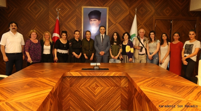 Tiflis Devlet Sanat Akademisinden Vali Vekili Ahmet Dalkıran’a Ziyaret