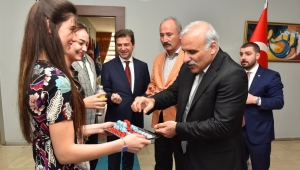 Trabzon Büyükşehir Belediyesinde bayramlaşma töreni gerçekleştirildi.