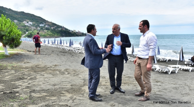 Zorluoğlu, Halk Plajlarını İnceledi 