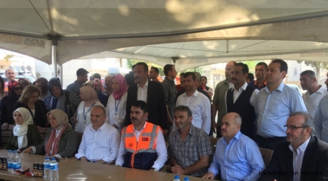 BAKAN KURUM, SEL BÖLGESİNDE