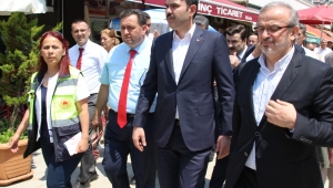 Çevre Bakanı Murat Kurum Akçakoca'da İncelemelerde Bulundu