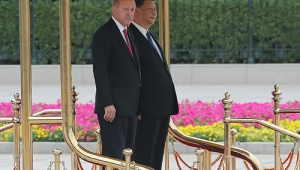 Cumhurbaşkanı Erdoğan, Çin Büyük Halk Meclisi'nde resmî törenle karşılandı