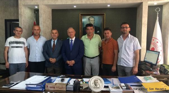 Güreş Ağası' ndan Kaymakam Çorumluoğlu'na ziyaret