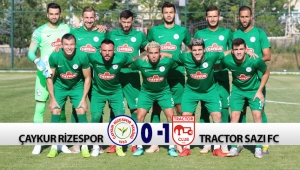 HAZIRLIK MAÇI | ÇAYKUR RİZESPOR 0-1 TRACTOR SAZI FC