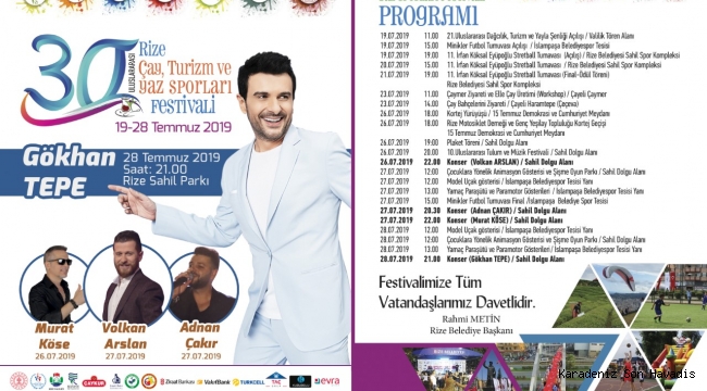 KORTEJ YÜRÜYÜŞÜ VE FESTİVALE DAVET