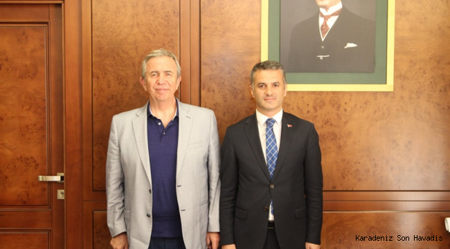 MANSUR YAVAŞ, BAŞKAN BIYIK'I ZİYARET ETTİ