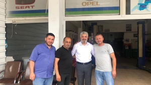 Trabzon Mv. Adnan Günnar'dan, Sanayi esnafına ziyaret 