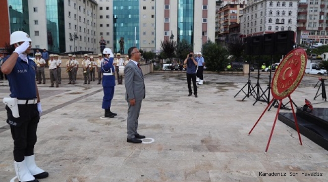 30 Ağustos Zafer Bayramının 97. Yıl Dönümü Rize'de Coşkuyla Kutlandı