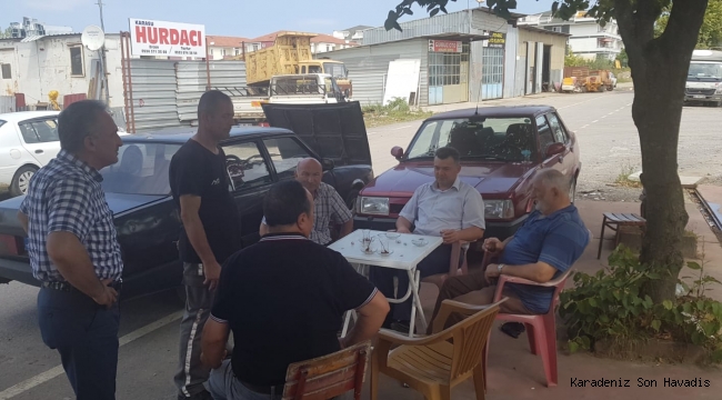 “Başkan Sarı Sanayi Esnafını Ziyaret Etti”