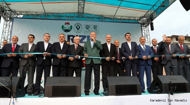 Cumhurbaşkanı Erdoğan Baba Ocağı Rize'de