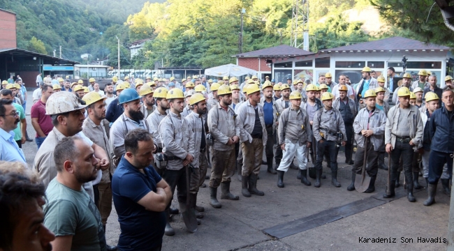 Gelik’te madenciyi bilgilendirdi