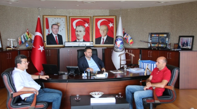 Orman Bölge Müdüründen, Başkan Yanmaz'a ziyaret