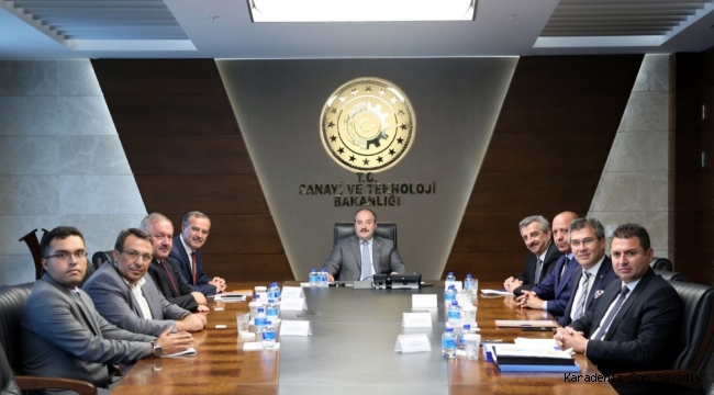 OSBÜK Yönetiminden, Bakan Varank ve Yardımcılarına ziyaret