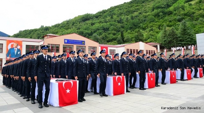 Trabzon Polis Meslek Eğitim Merkezi 23. Dönem Mezunlarını Verdi