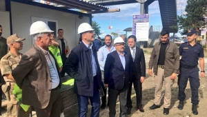 Bakan Soylu, Of ve Sürmene İlçelerinde incelemelerde Bulundu