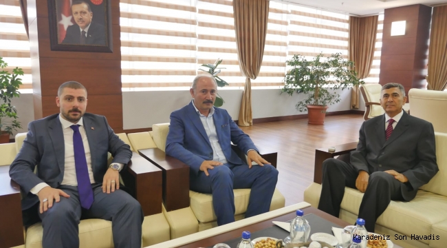 Emekli Kara Kuvvetleri Komutanı Çolak'tan, Büyükşehir Belediyesine ziyaret