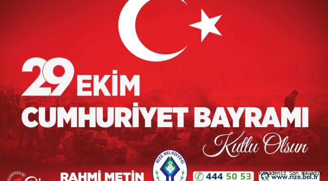 Başkan Metin’den 29 Ekim Cumhuriyet Bayramı Mesajı