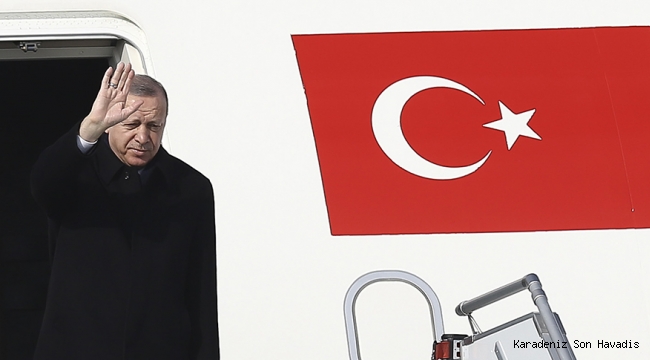 Cumhurbaşkanı Erdoğan Azerbaycan'a gitti