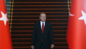 Cumhurbaşkanı Erdoğan, Cumhurbaşkanlığı Külliyesinde tebrikleri kabul etti