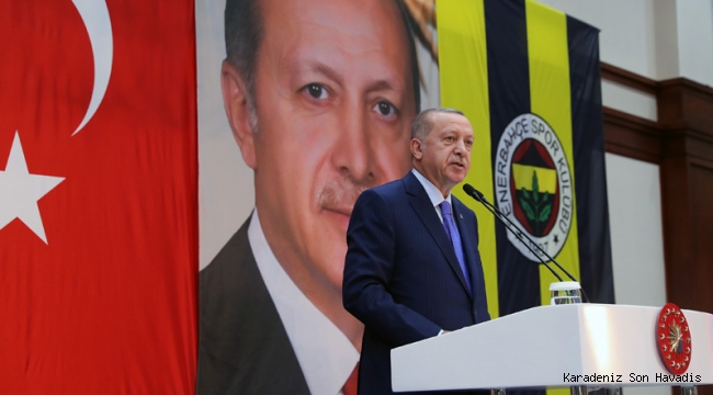 Cumhurbaşkanı Erdoğan, Fenerbahçe Yüksek Divan Kurulu Toplantısına katıldı.