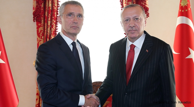 Cumhurbaşkanı Erdoğan, NATO Genel Sekreteri Jens Stoltenberg'i kabul etti
