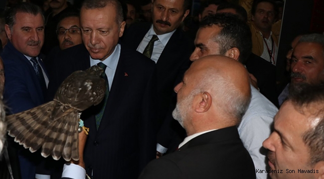 CUMHURBAŞKANI ERDOĞAN RİZE STANDINI ZİYARET ETTİ…