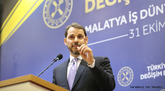 HAZİNE VE MALİYE BAKANI BERAT ALBAYRAK MALATYA İŞ DÜNYASI BULUŞMASI PROGRAMINDA KONUŞTU