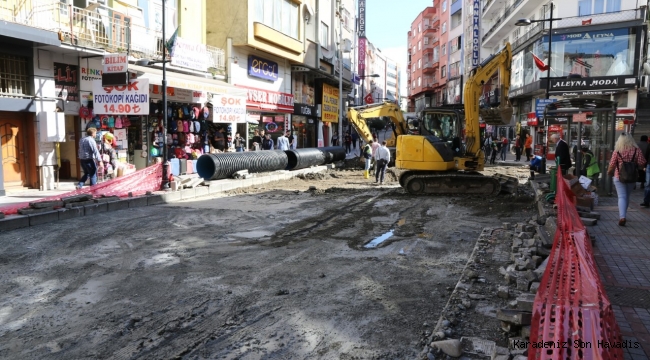 YAĞMUR SUYU ŞEBEKE HATTINDA GENİŞLİK 2 KATINA ÇIKARTILIYOR