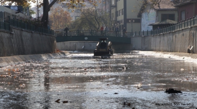 Akçakoca’daki Çivi Deresi temizlendi 