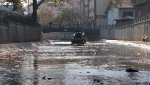 Akçakoca’daki Çivi Deresi temizlendi 